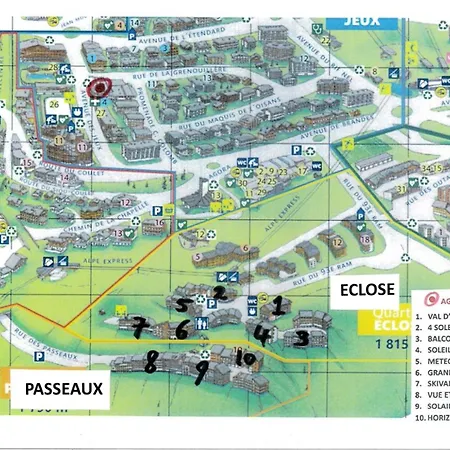 Apartment 4 Soleils - 2 Pieces + Coin Montagne-eclose Est Mae-3011